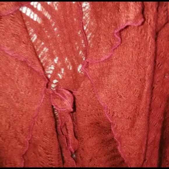 Soft knit tie cardigan size small - Picture 3 of 5